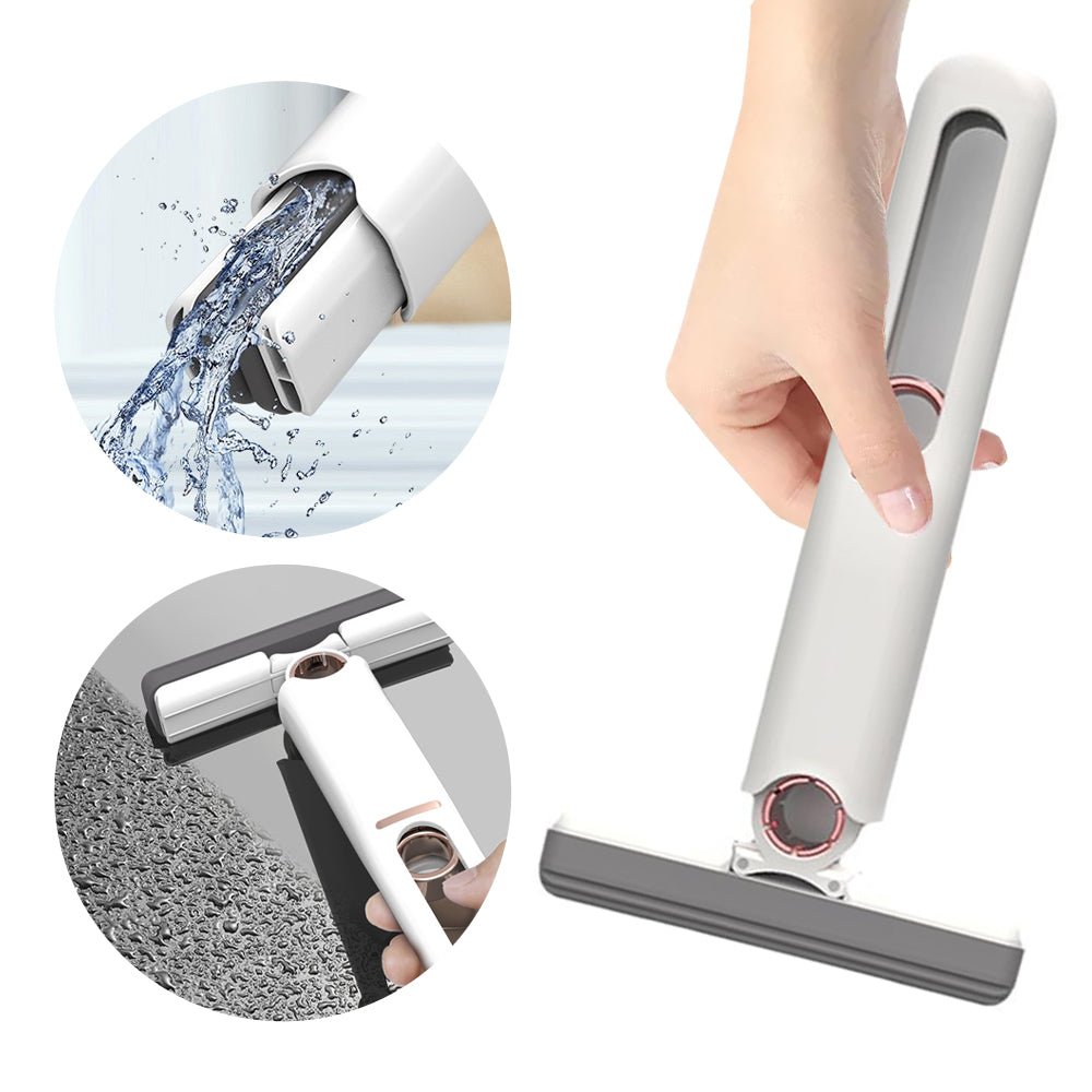 Squeegee Sponge Mop Cleaner – in use on glass