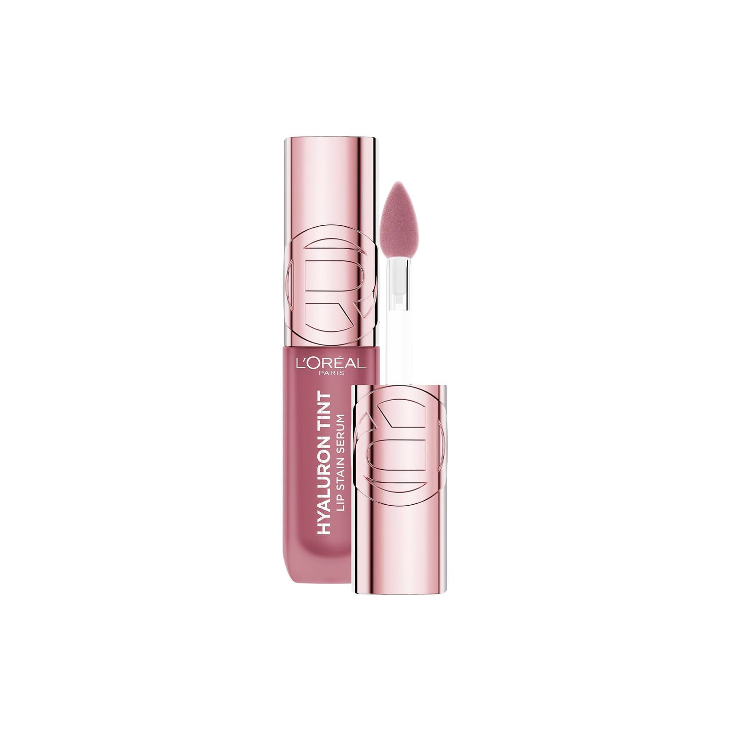 L'Oréal Paris Hyaluron Tint Lip Stain Serum, Hydrating Liptstick, Glossy Finish to Blurred Lip Tint, Multi-Use Lip & Cheek, Up to 12H weightless color, SHADE: 217 SMOKEY MAUVE