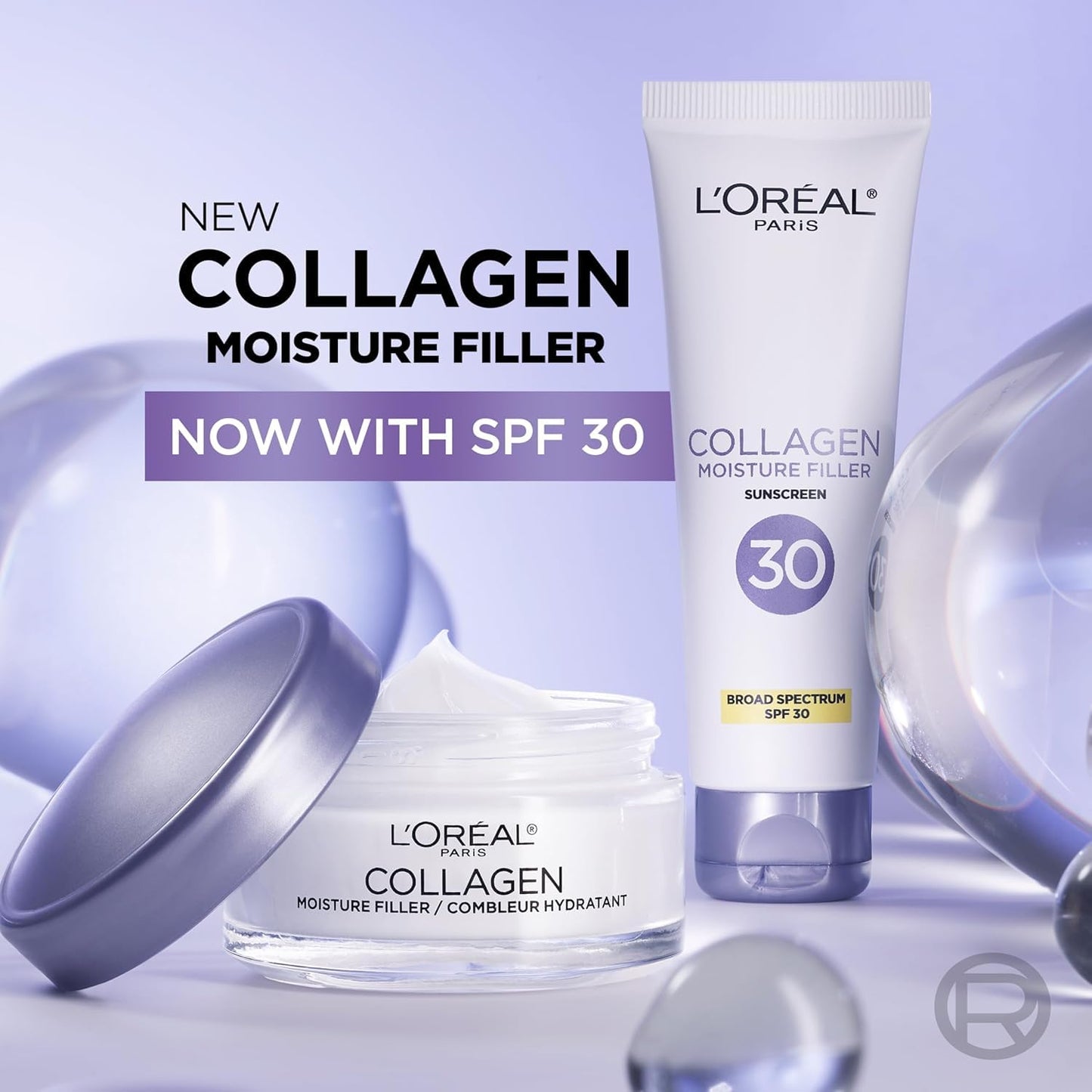 L'Oréal Collagen Moisture Filler Face Cream – 48HR Anti-Aging Moisturizer