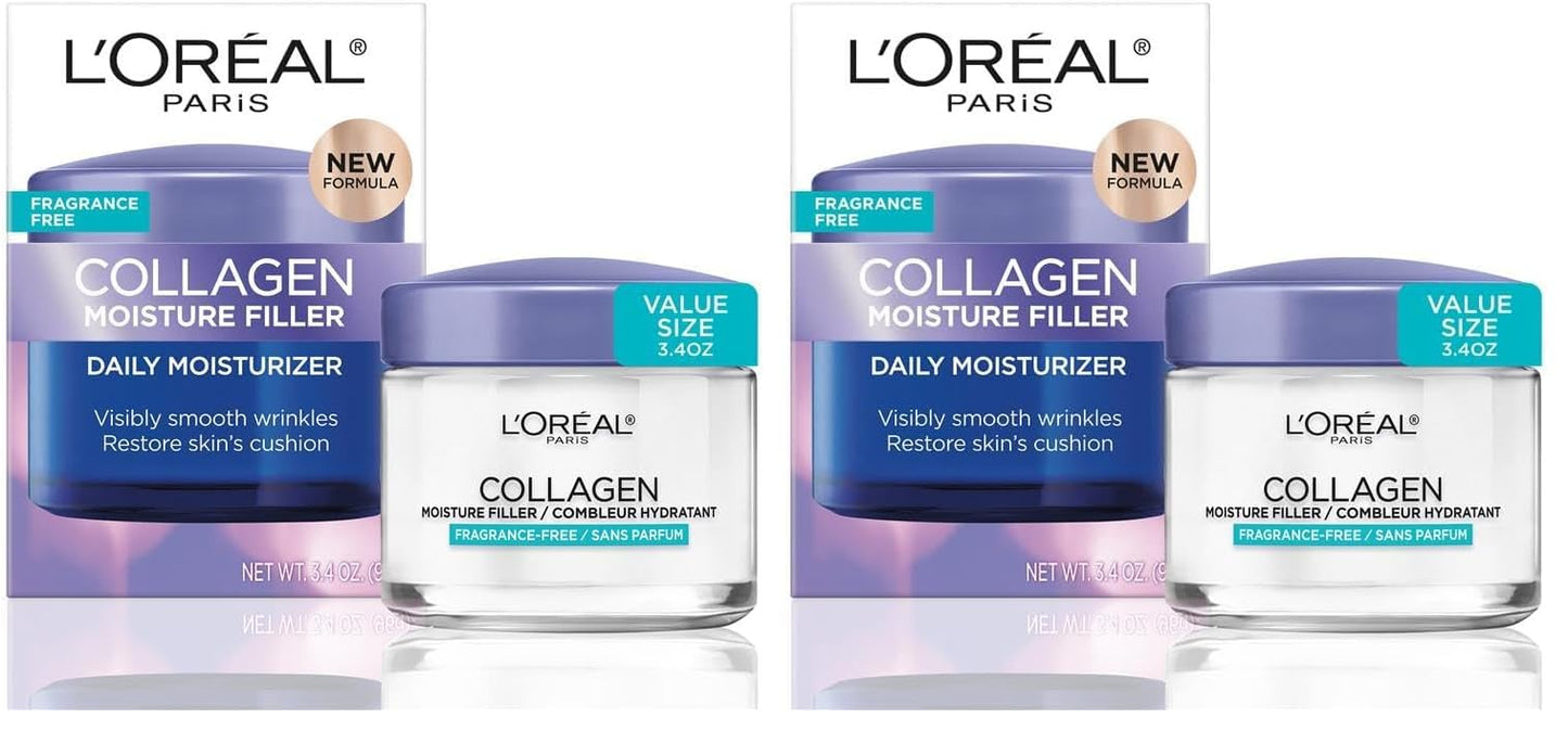 L'Oréal Collagen Moisture Filler Face Cream – 48HR Anti-Aging Moisturizer