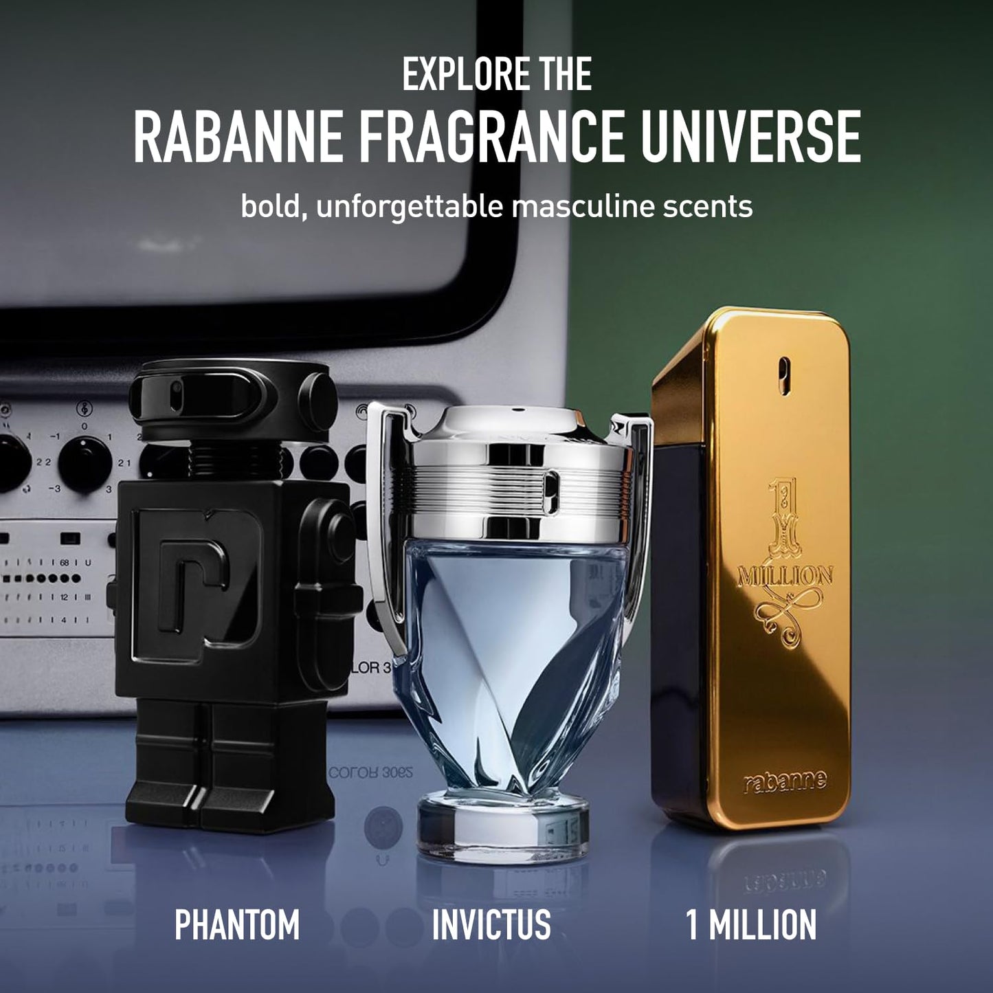 Rabanne 1 Million Eau de Toilette - Long Lasting Designer Fragrance for Men with Mandarin, Cinnamon & Amber - Luxury Men's Perfume Spray