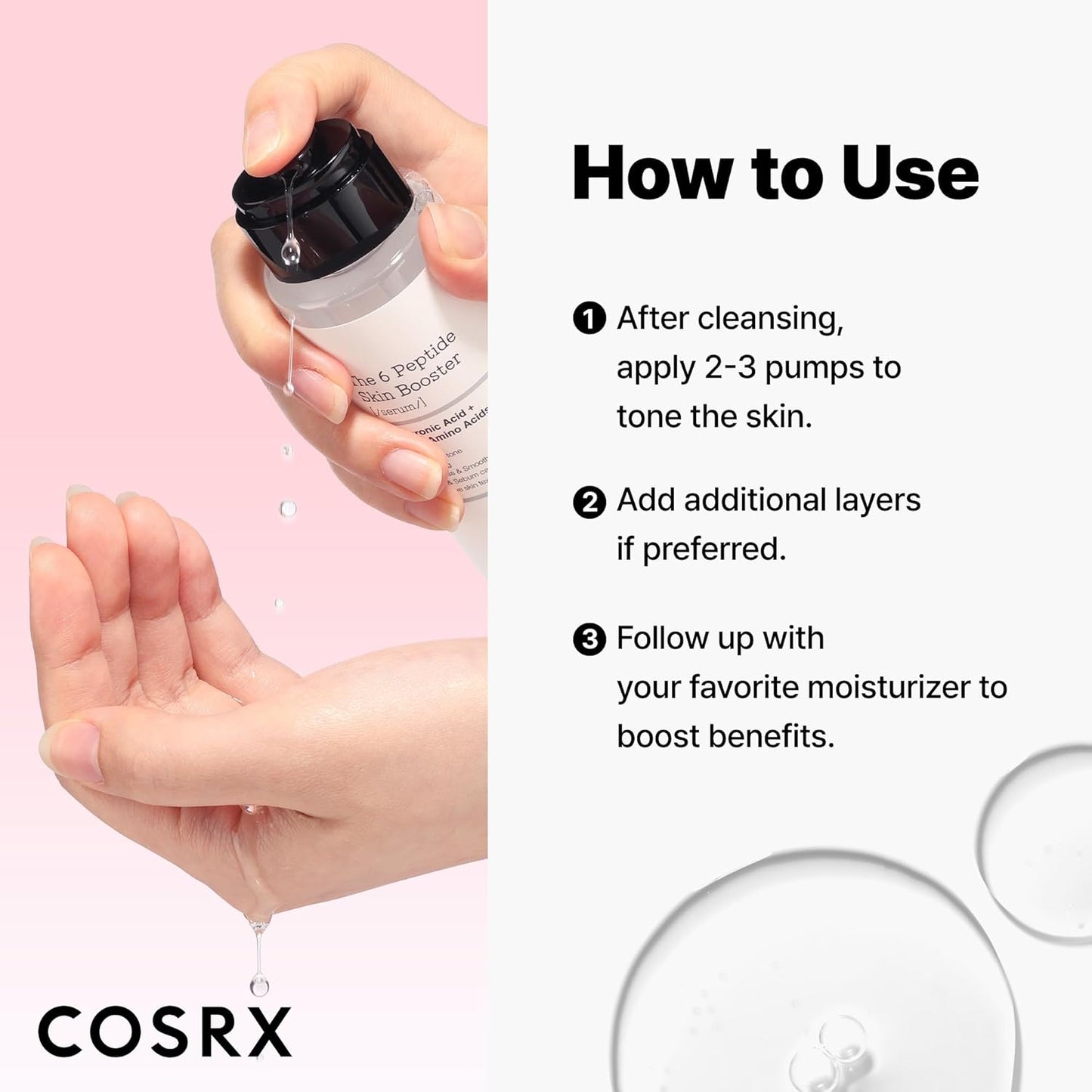 COSRX 6X Peptide Collagen Booster Serum – Korean Skincare Essence