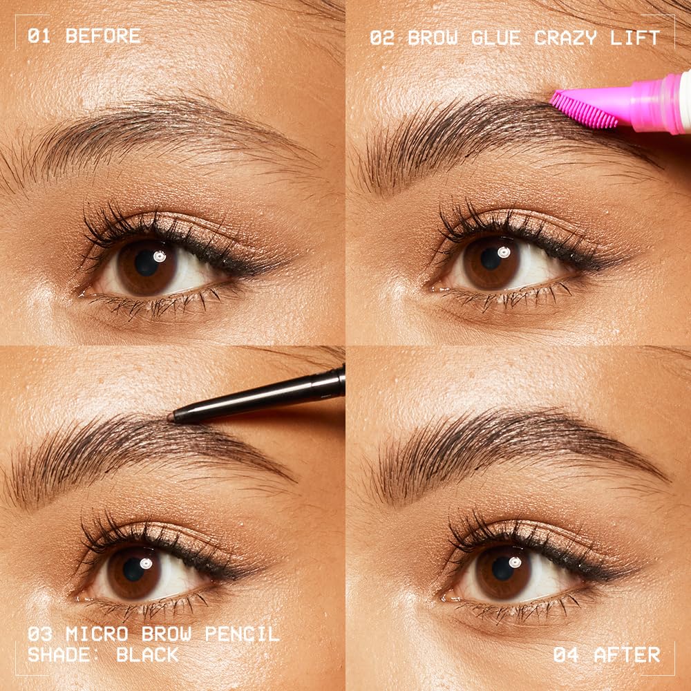 NYX Professional Makeup Micro Brow Pencil, Dual- Ended Eyebrow Pencil, With Integrated Spoolie, For Natural Looking Brows, Vegan Formula, Ash Brown, 0.003 oz - .09g