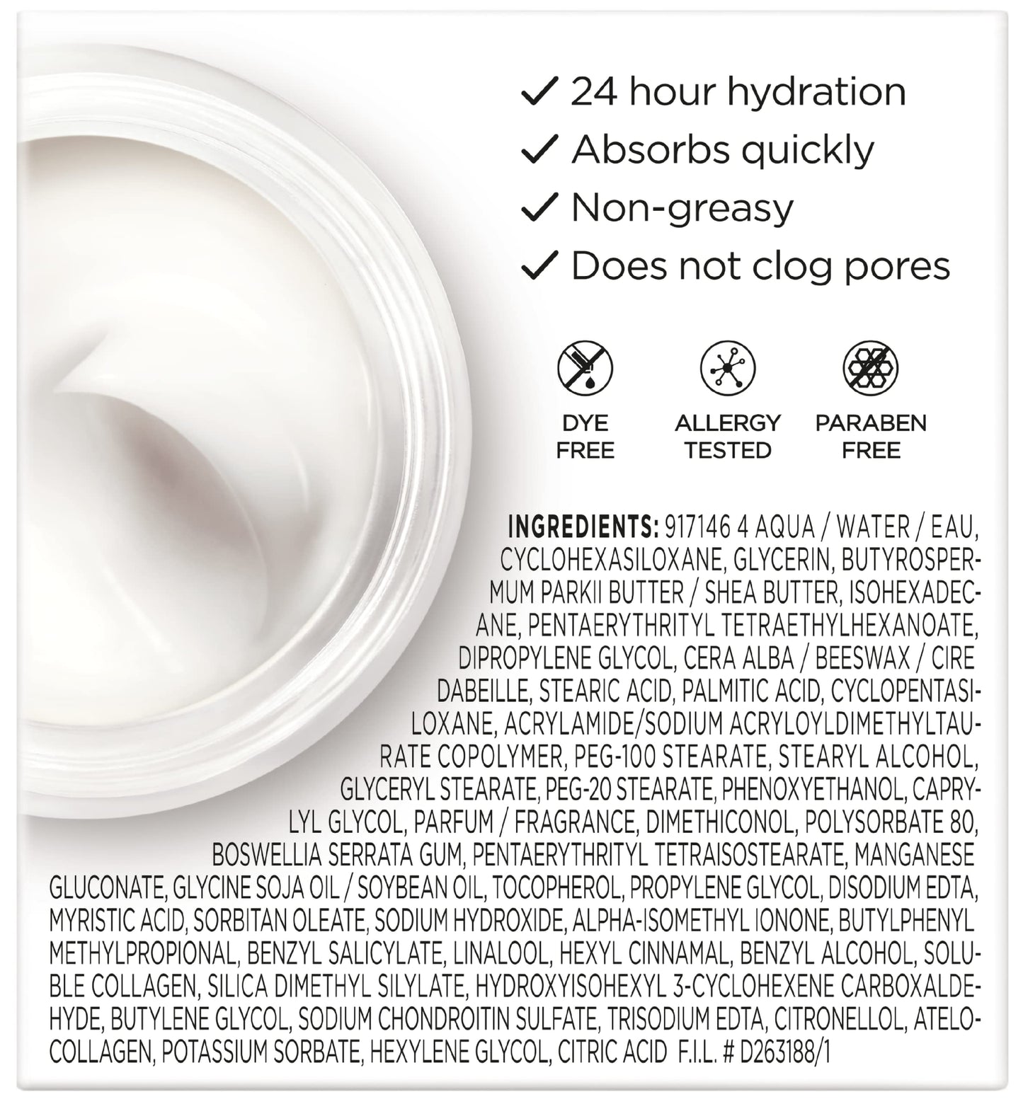 L'Oréal Collagen Moisture Filler Face Cream – 48HR Anti-Aging Moisturizer