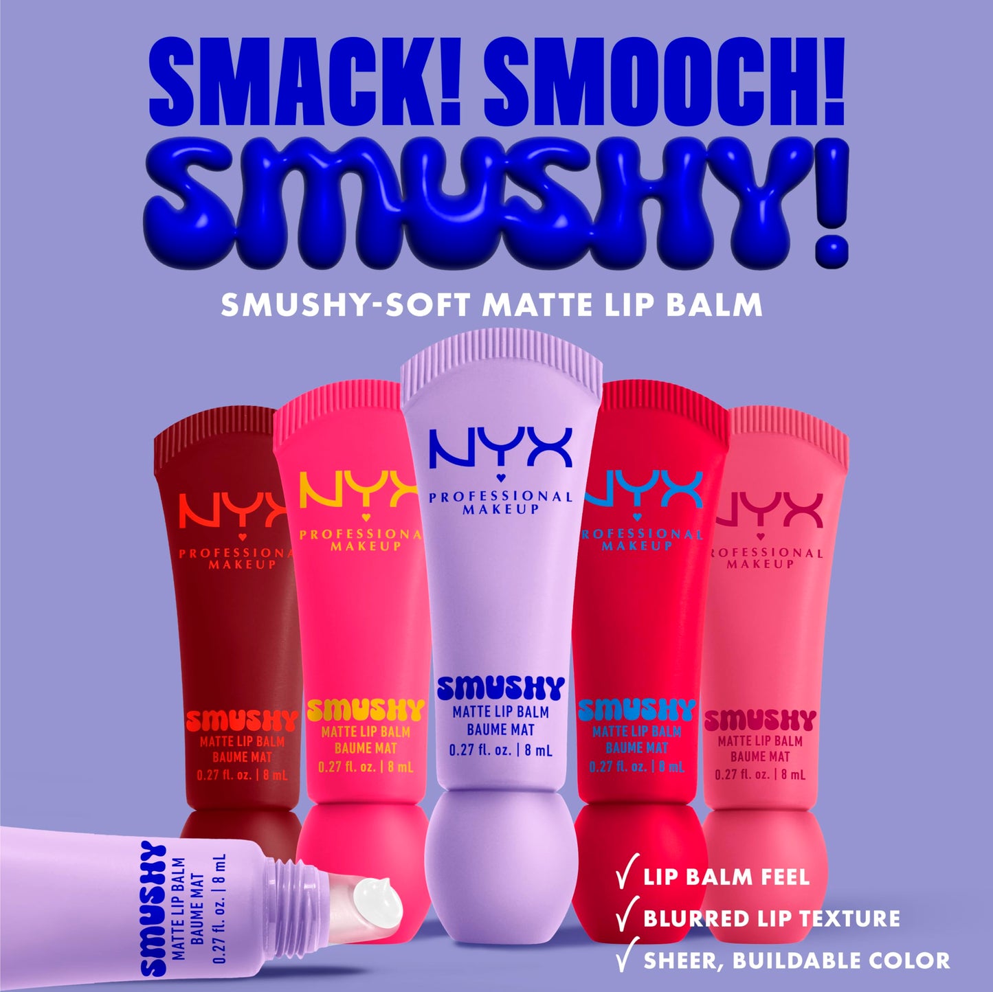NYX Professional Makeup Smushy Matte Lip Balm