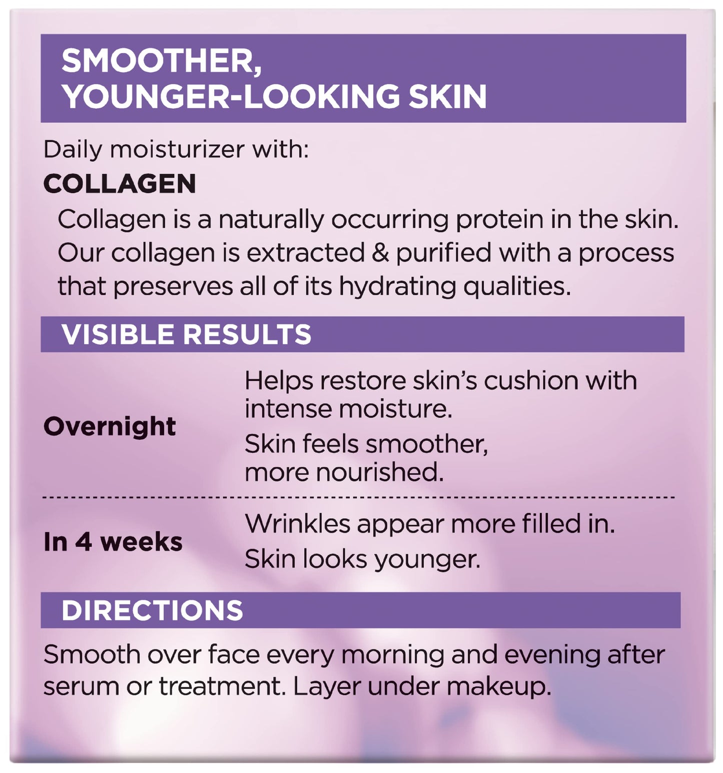 L'Oréal Collagen Moisture Filler Face Cream – 48HR Anti-Aging Moisturizer