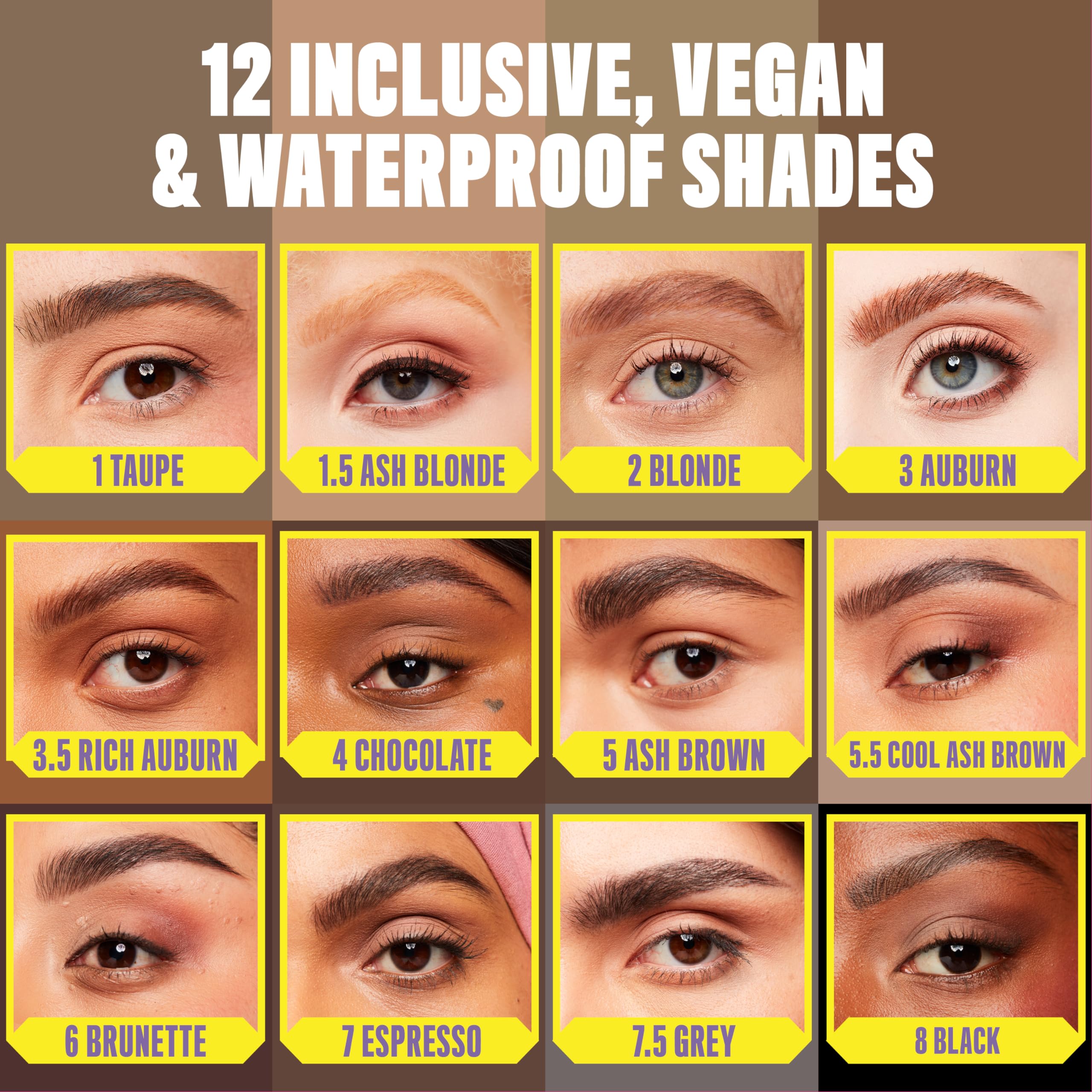 NYX Professional Makeup Micro Brow Pencil, Dual- Ended Eyebrow Pencil, With Integrated Spoolie, For Natural Looking Brows, Vegan Formula, Ash Brown, 0.003 oz - .09g