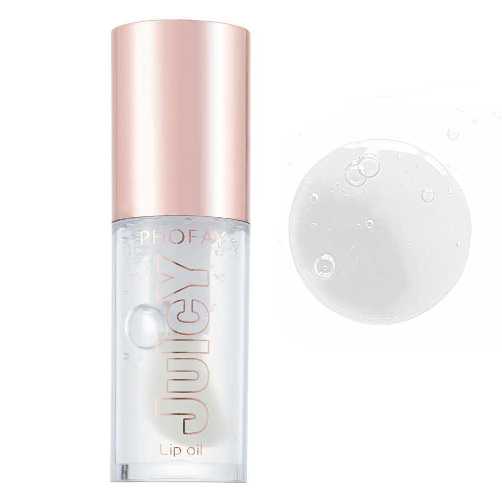 PHOFAY Juicy Lip Oil – glossy finish closeup
