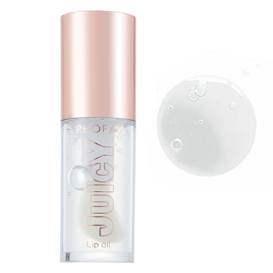 PHOFAY Juicy Lip Oil – glossy finish closeup